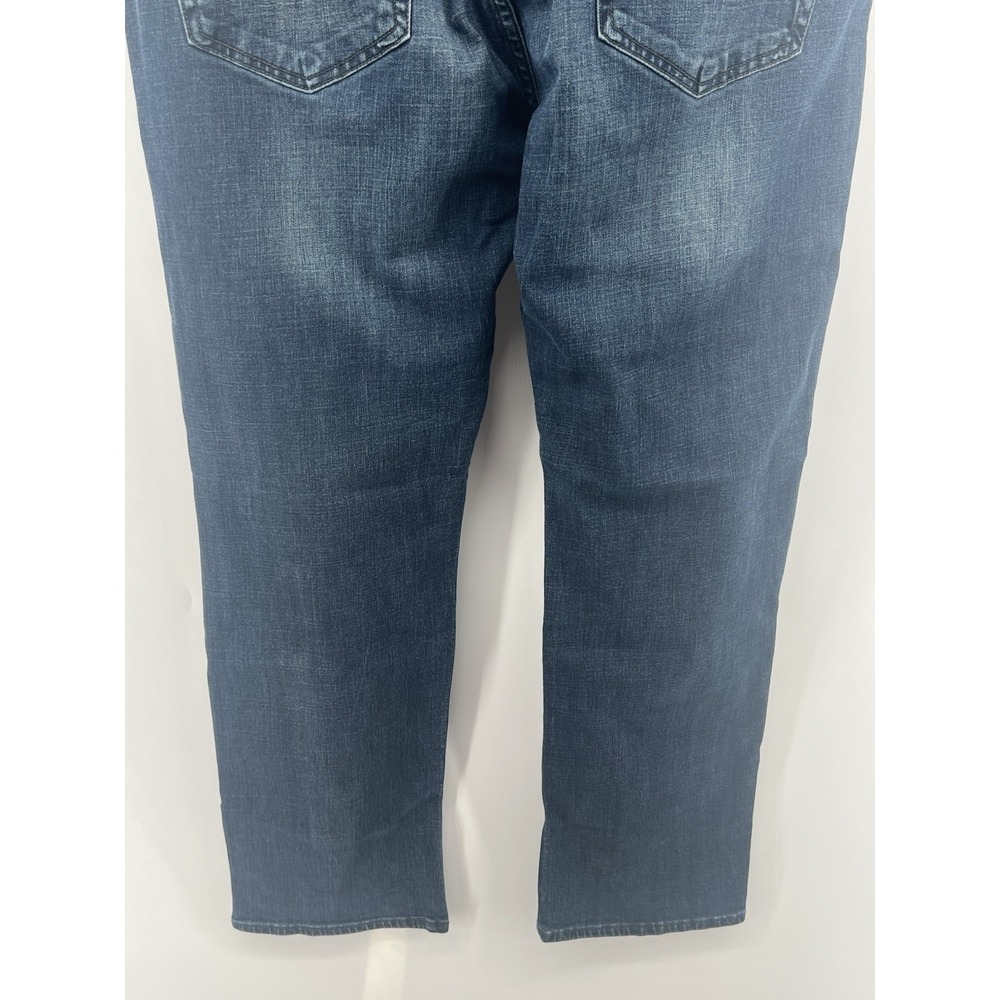 Lucky Brand 121 Heritage Slim Jeans Tagged 36/30 Actual 37/29 Mid Wash Stretch - Picture 6 of 7